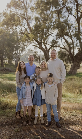 Mitch and Jack with their families